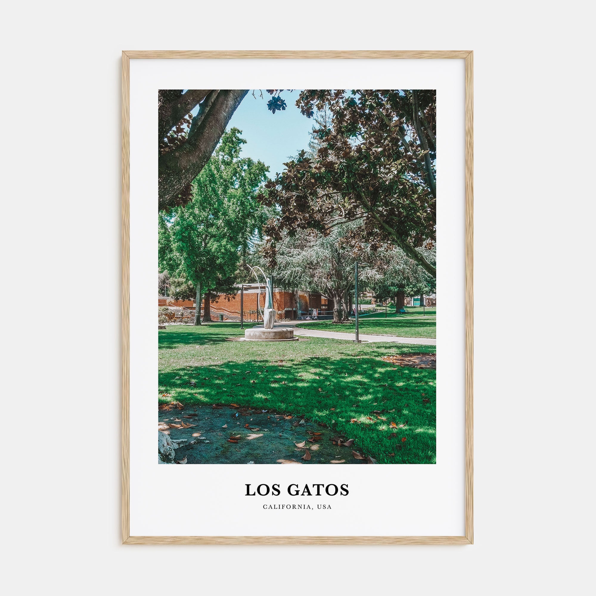 Los Gatos Portrait Color Poster