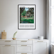 Los Gatos Travel Color Poster