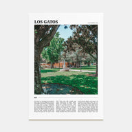Los Gatos Travel Color Poster