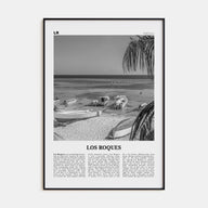 Los Roques Travel B&W Poster