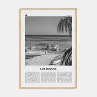 Los Roques Travel B&W Poster