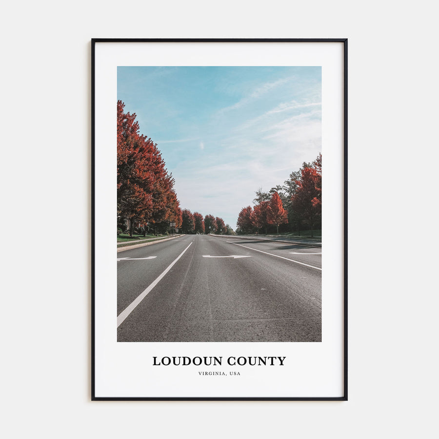 Loudoun County Portrait Color Poster