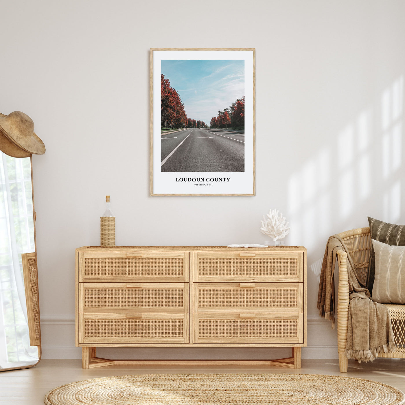 Loudoun County Portrait Color Poster