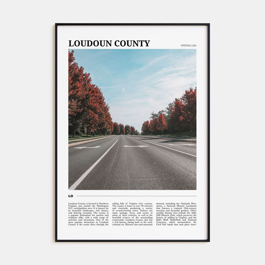 Loudoun County Travel Color Poster
