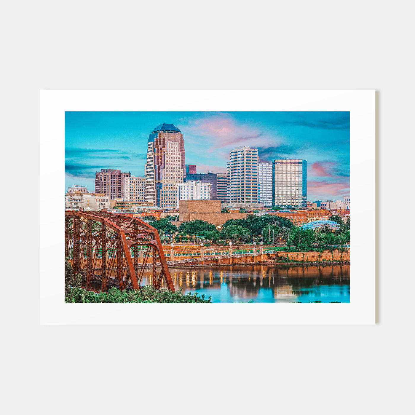 Louisiana Landscape Color Poster