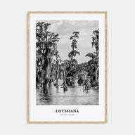 Louisiana Portrait B&W Poster