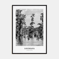 Louisiana Portrait B&W Poster