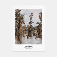 Louisiana Portrait Color Poster