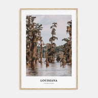 Louisiana Portrait Color Poster