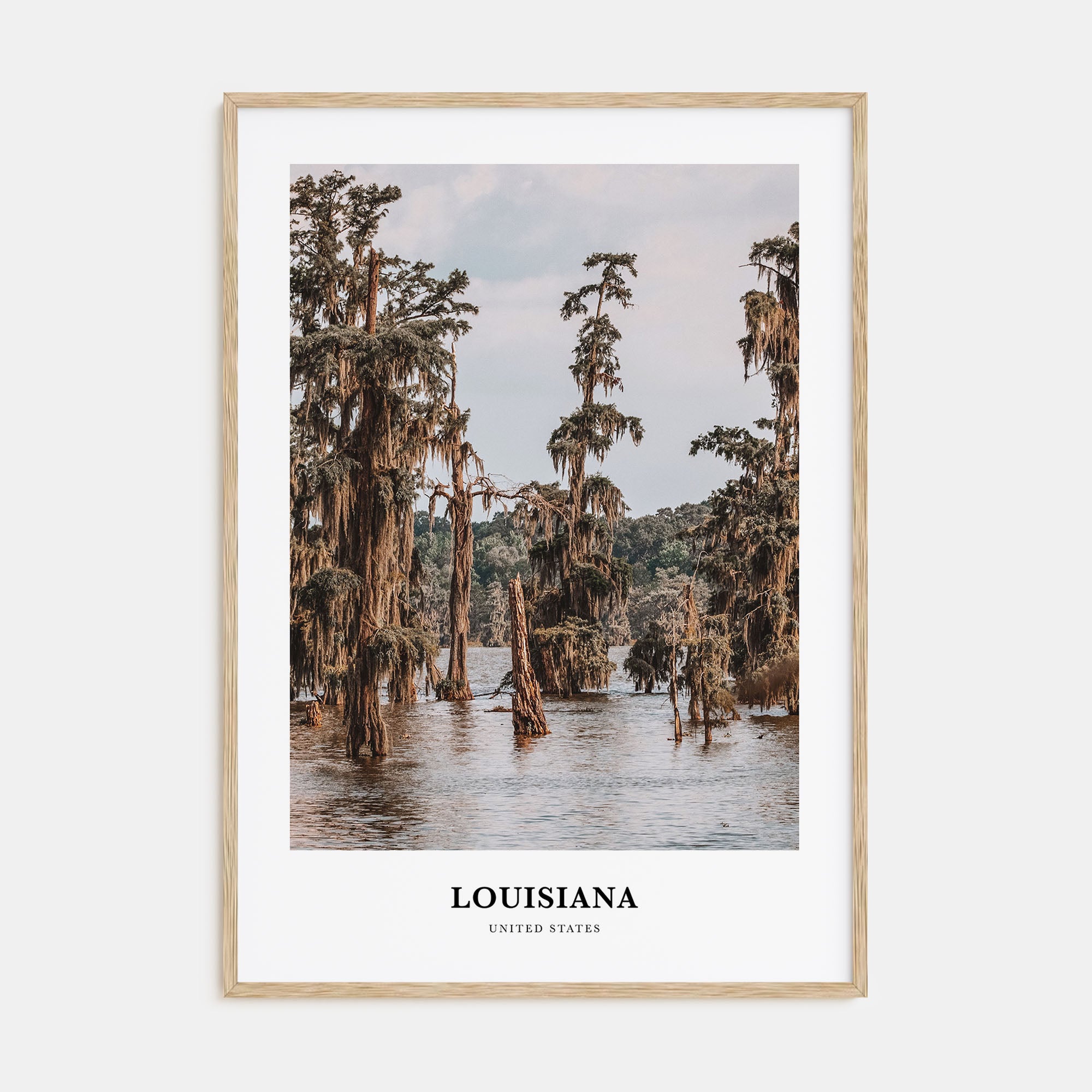 Louisiana Portrait Color Poster