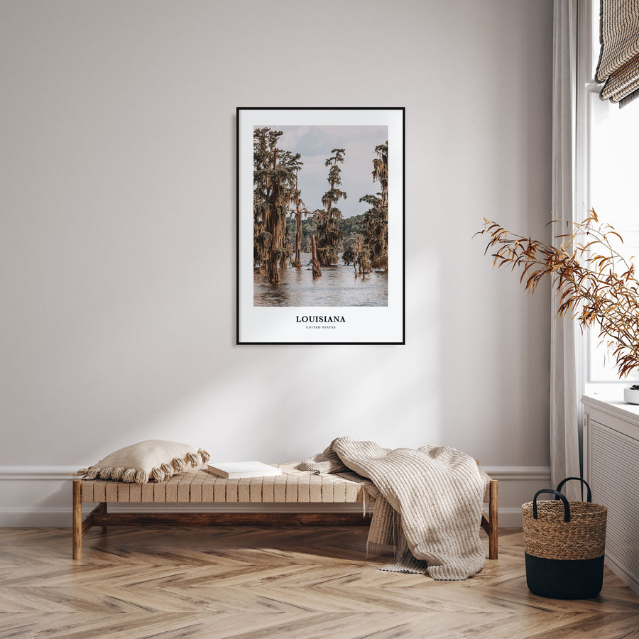Louisiana Portrait Color Poster