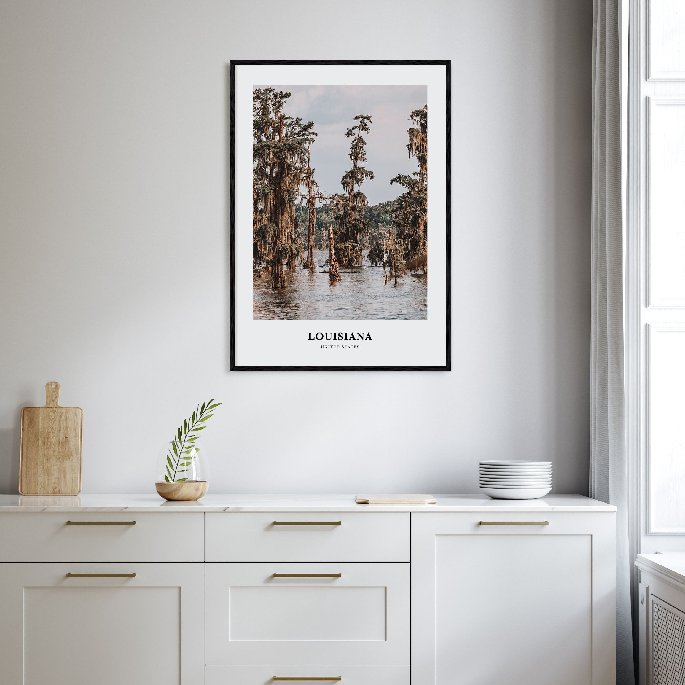 Louisiana Portrait Color Poster