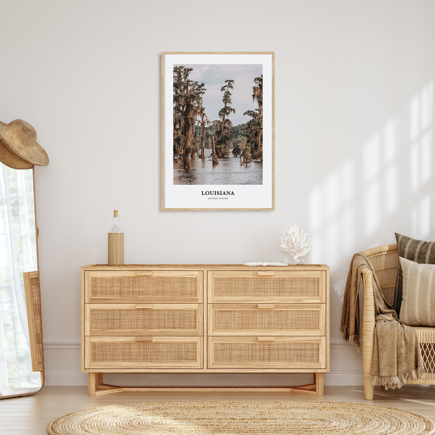 Louisiana Portrait Color Poster