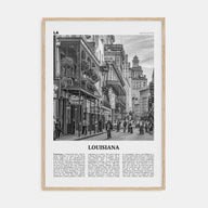 Louisiana Travel B&W No 3 Poster