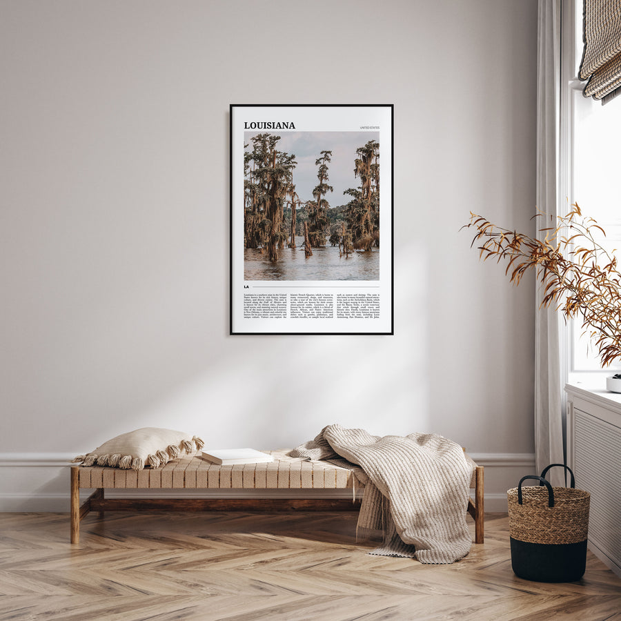 Louisiana Travel Color Poster