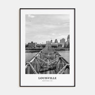 Louisville Portrait B&W No 1 Poster