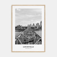Louisville Portrait B&W No 1 Poster