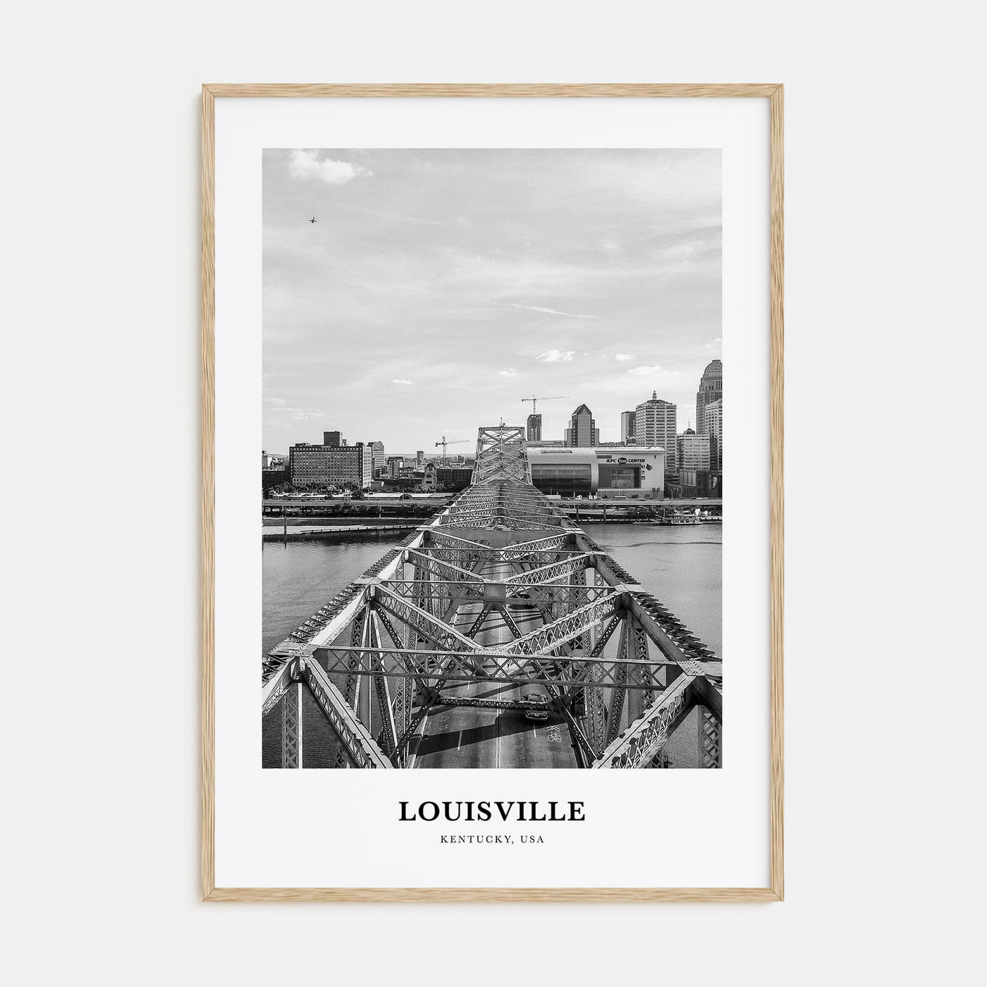 Louisville Portrait B&W No 1 Poster