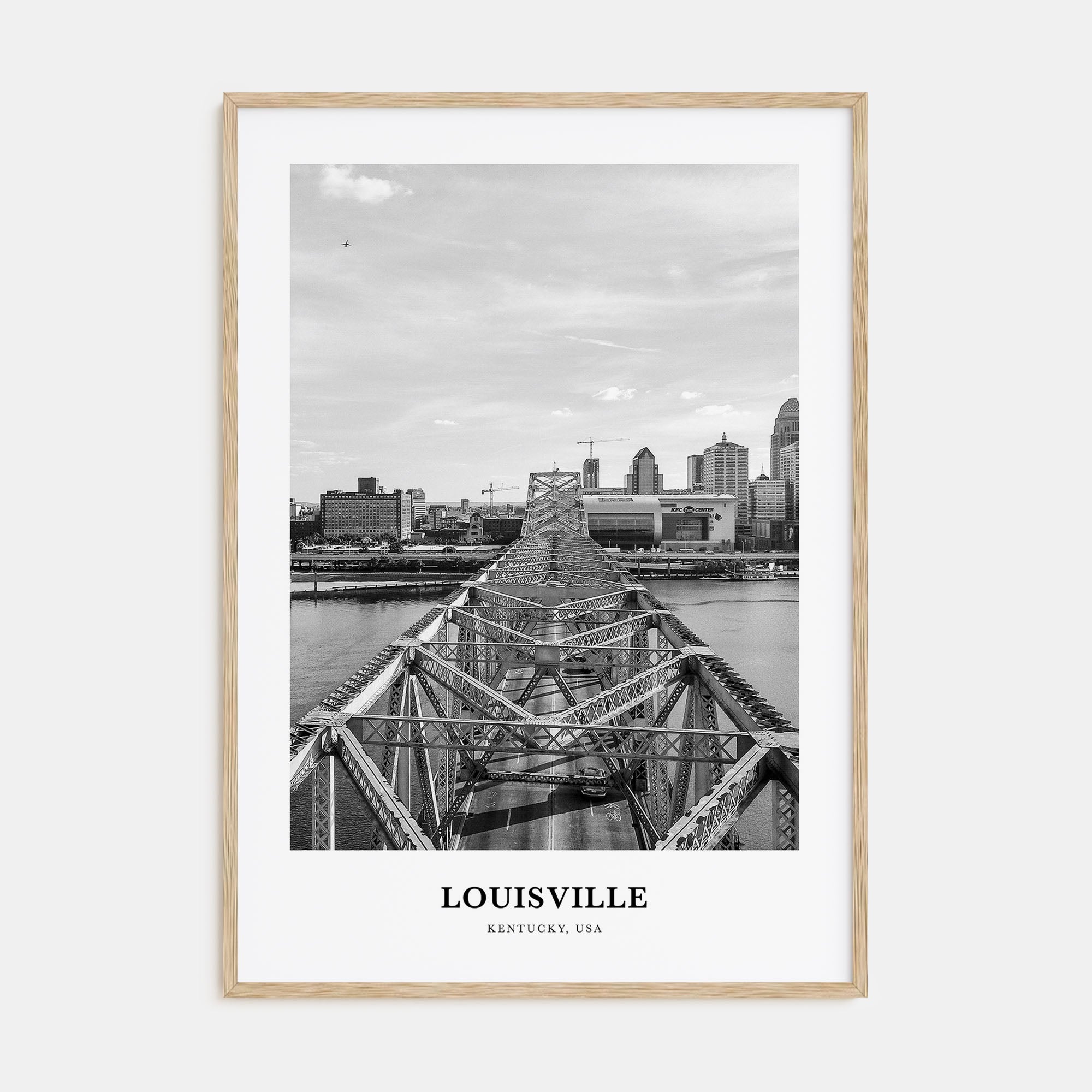 Louisville Portrait B&W No 1 Poster