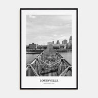 Louisville Portrait B&W No 1 Poster