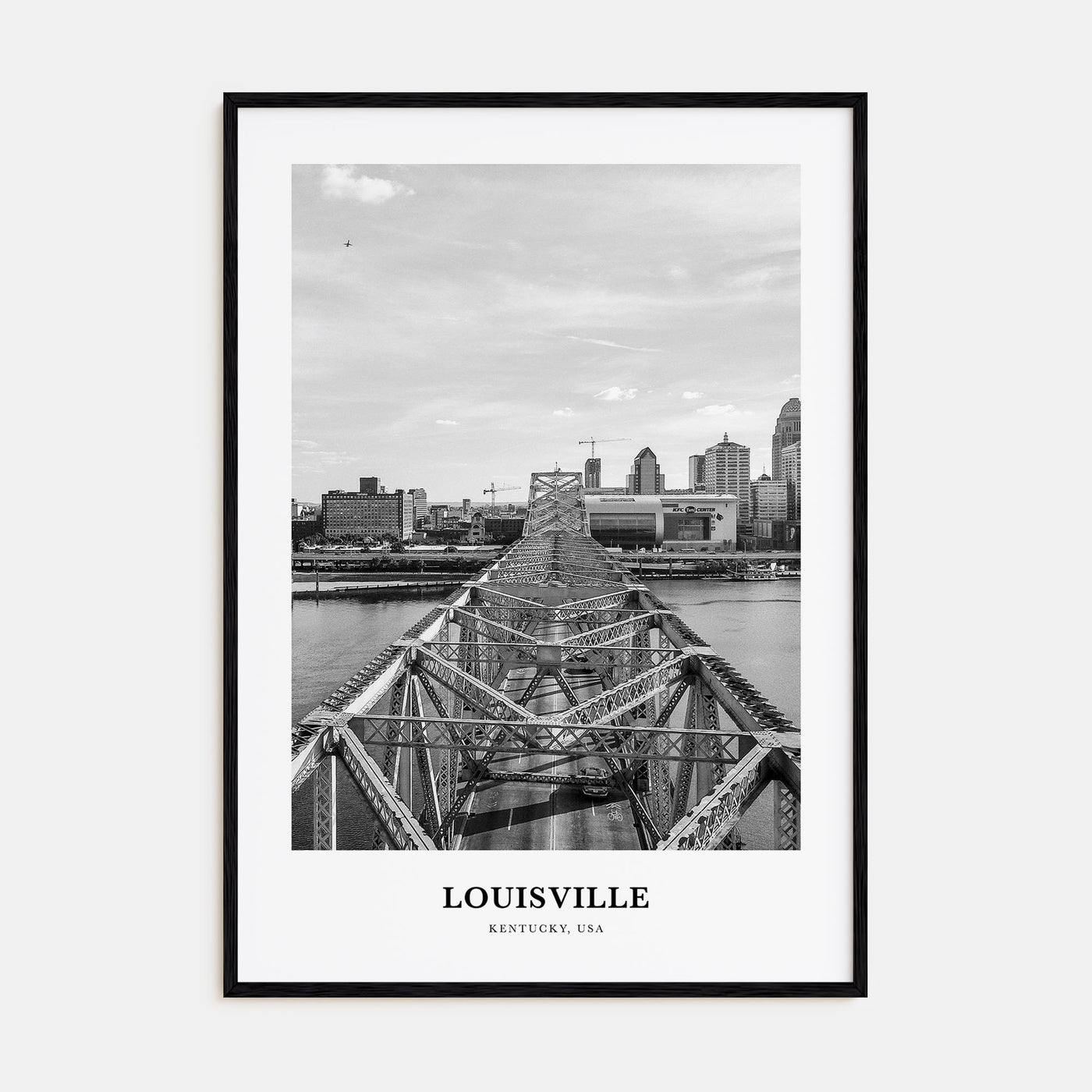 Louisville Portrait B&W No 1 Poster