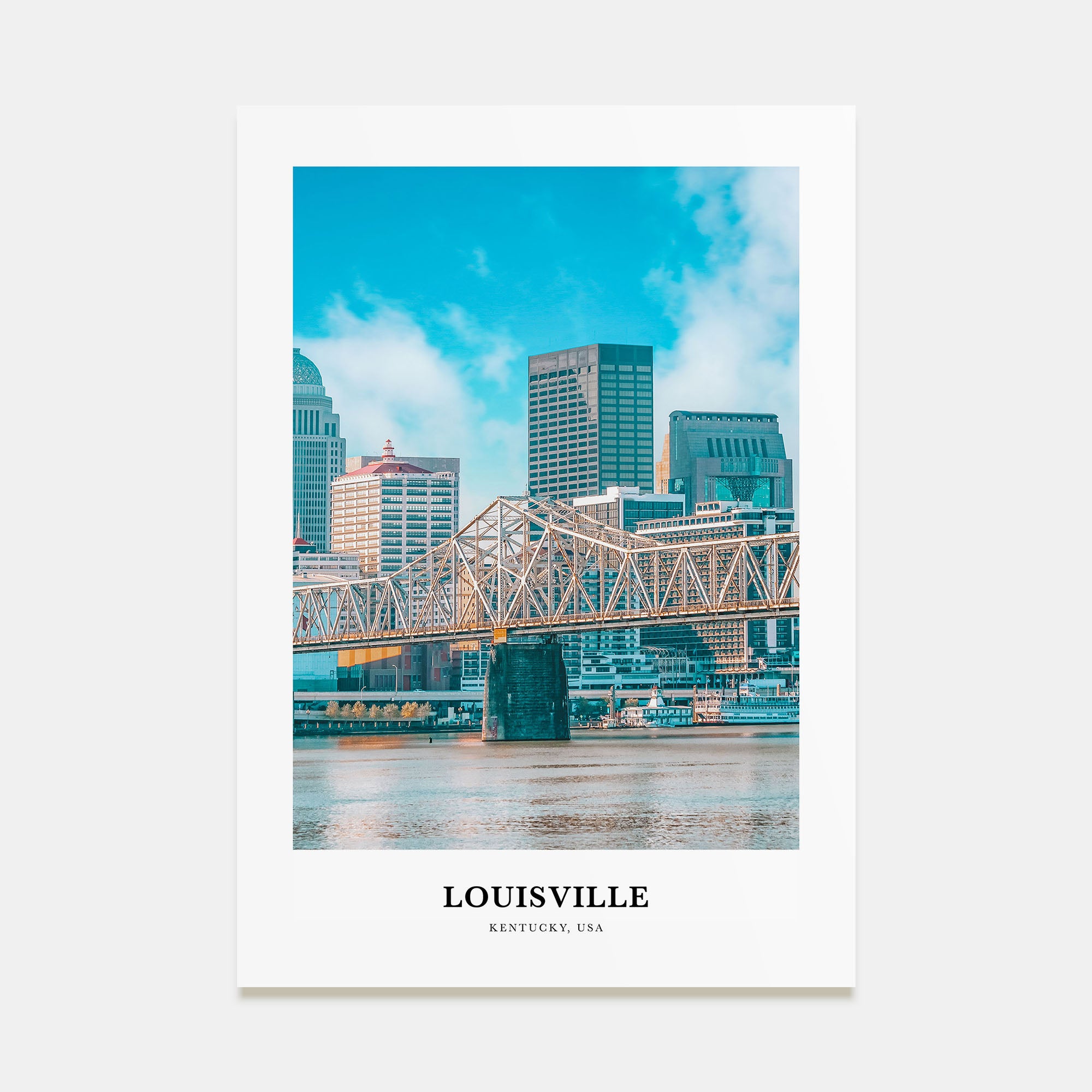 Louisville Portrait Color Poster