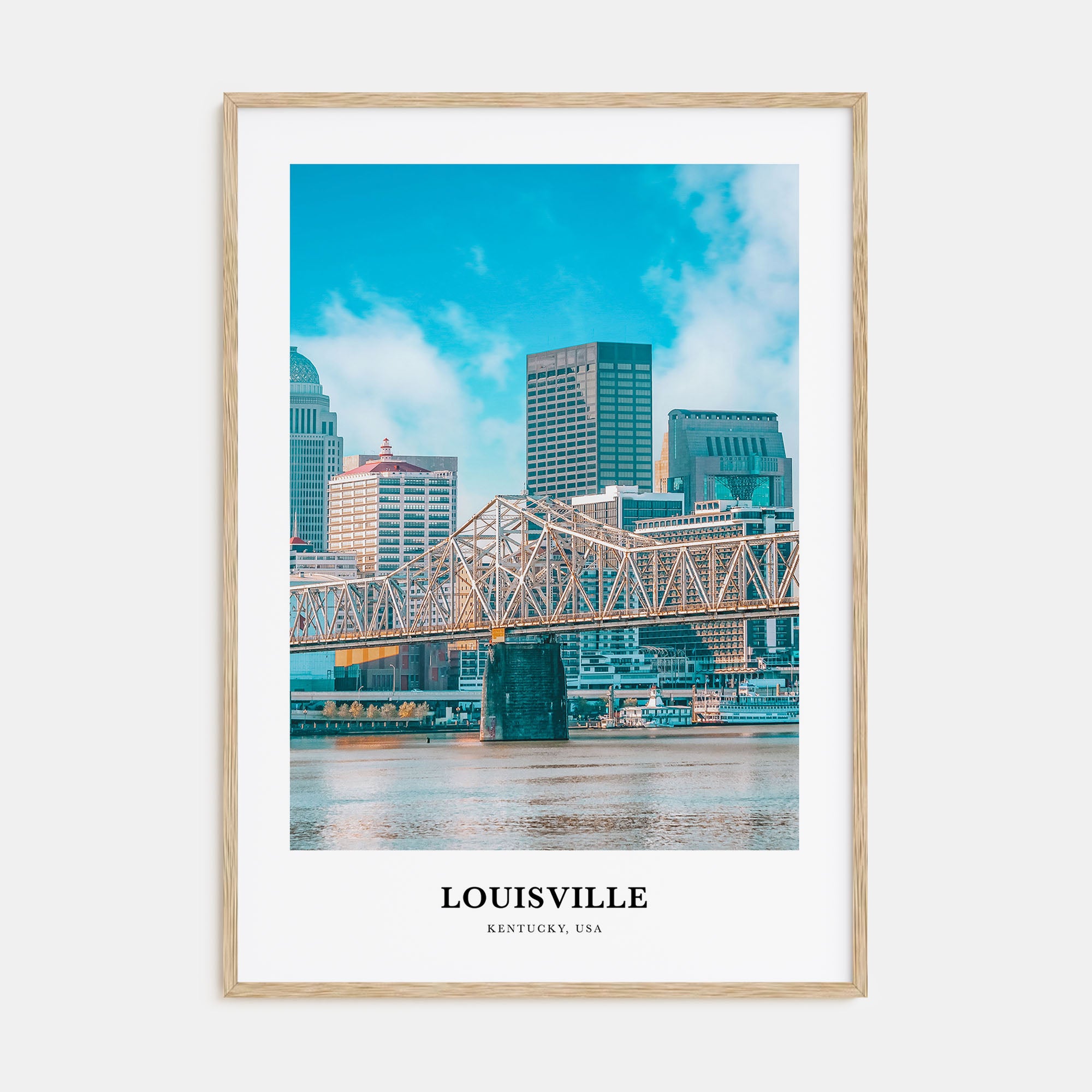 Louisville Portrait Color Poster