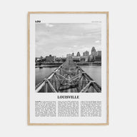 Louisville Travel B&W No 2 Poster