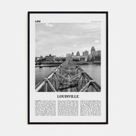 Louisville Travel B&W No 2 Poster