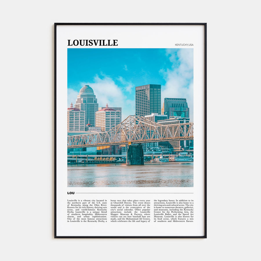 Louisville Travel Color Poster