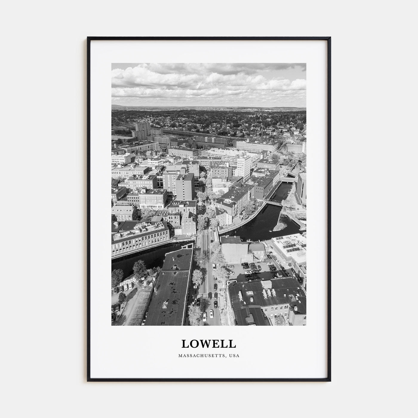 Lowell Portrait B&W Poster