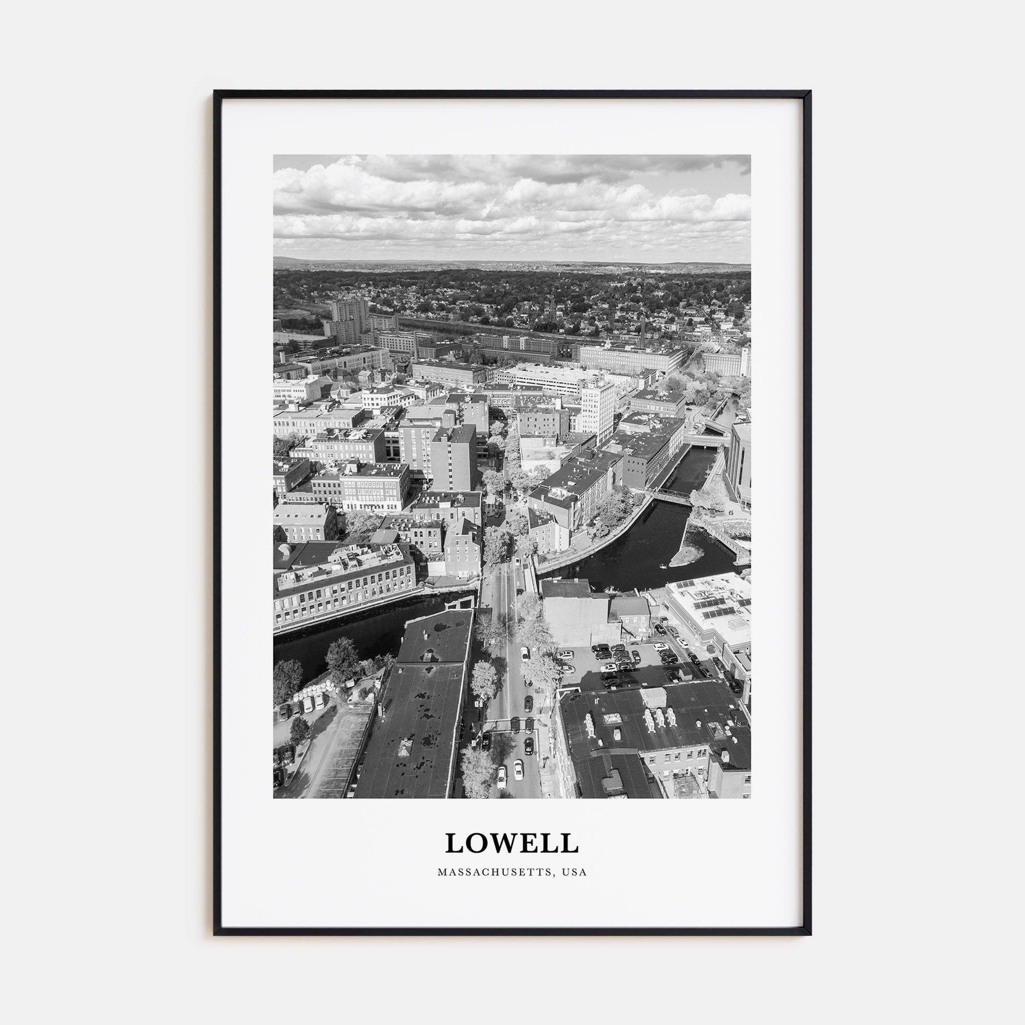 Lowell Portrait B&W Poster
