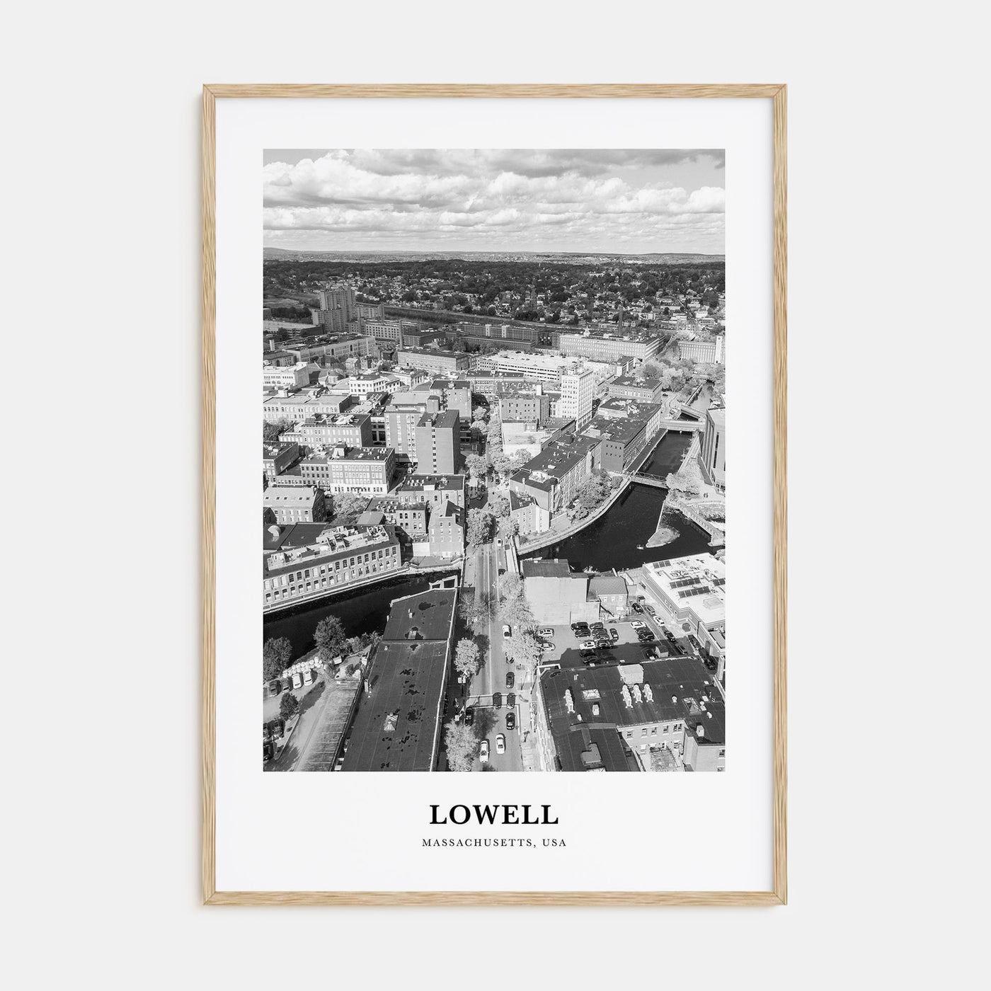 Lowell Portrait B&W Poster