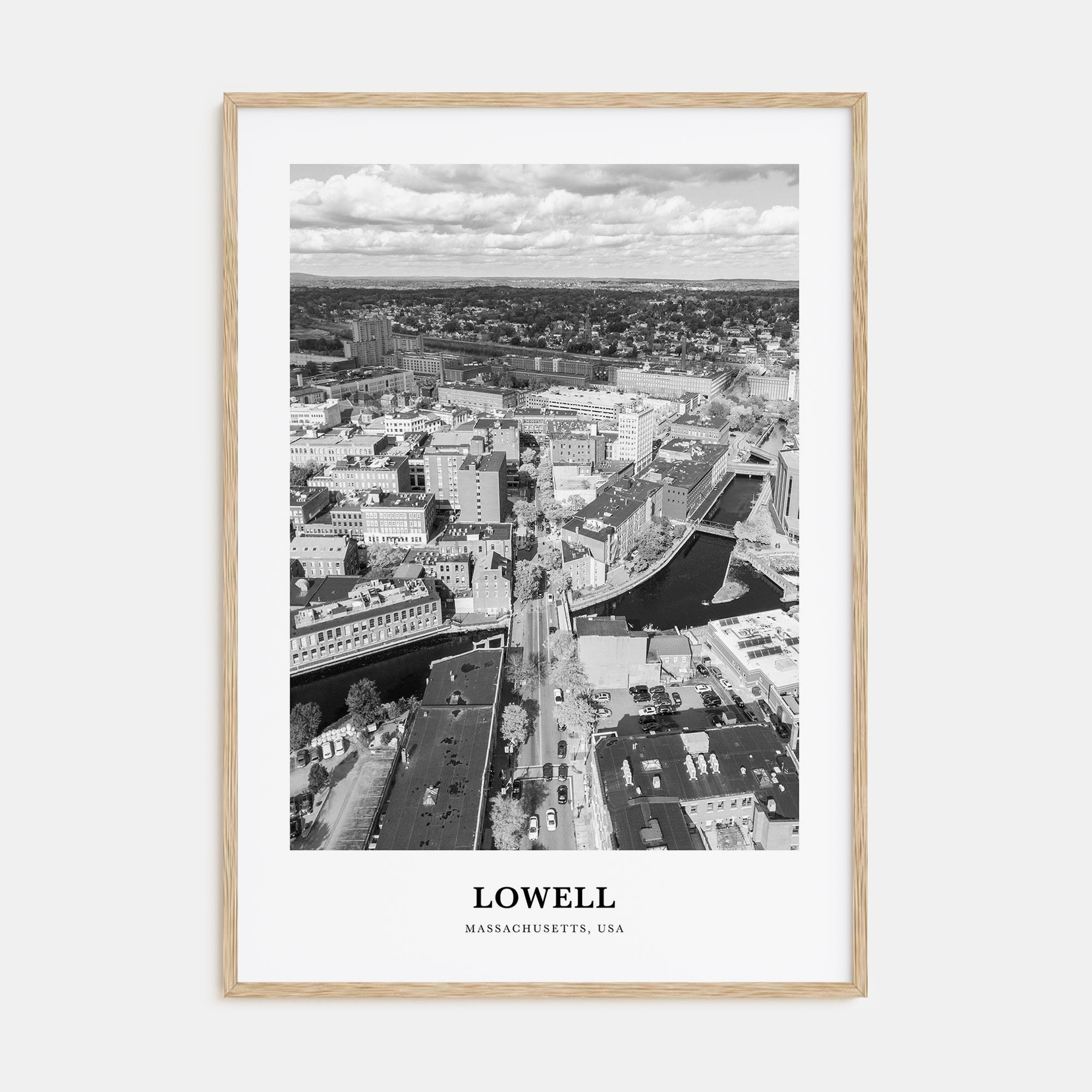 Lowell Portrait B&W Poster