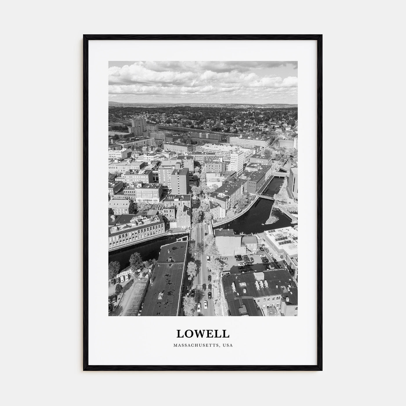 Lowell Portrait B&W Poster