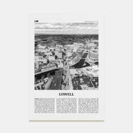 Lowell Travel B&W Poster