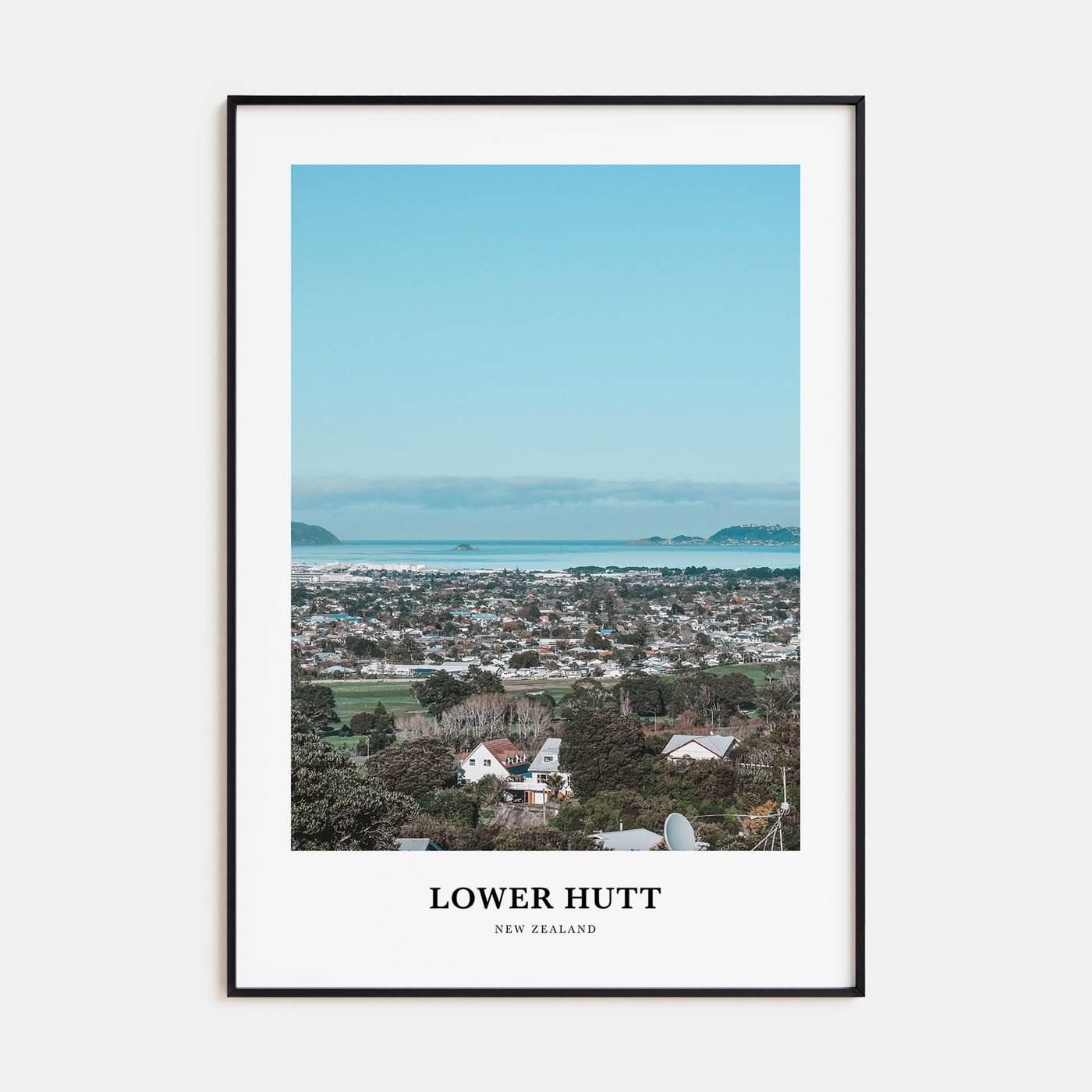 Lower Hutt Portrait Color Poster