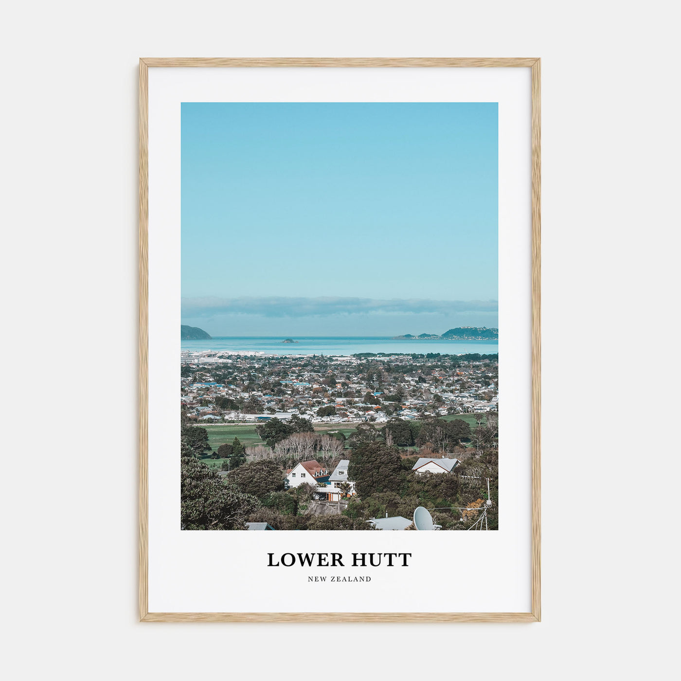 Lower Hutt Portrait Color Poster