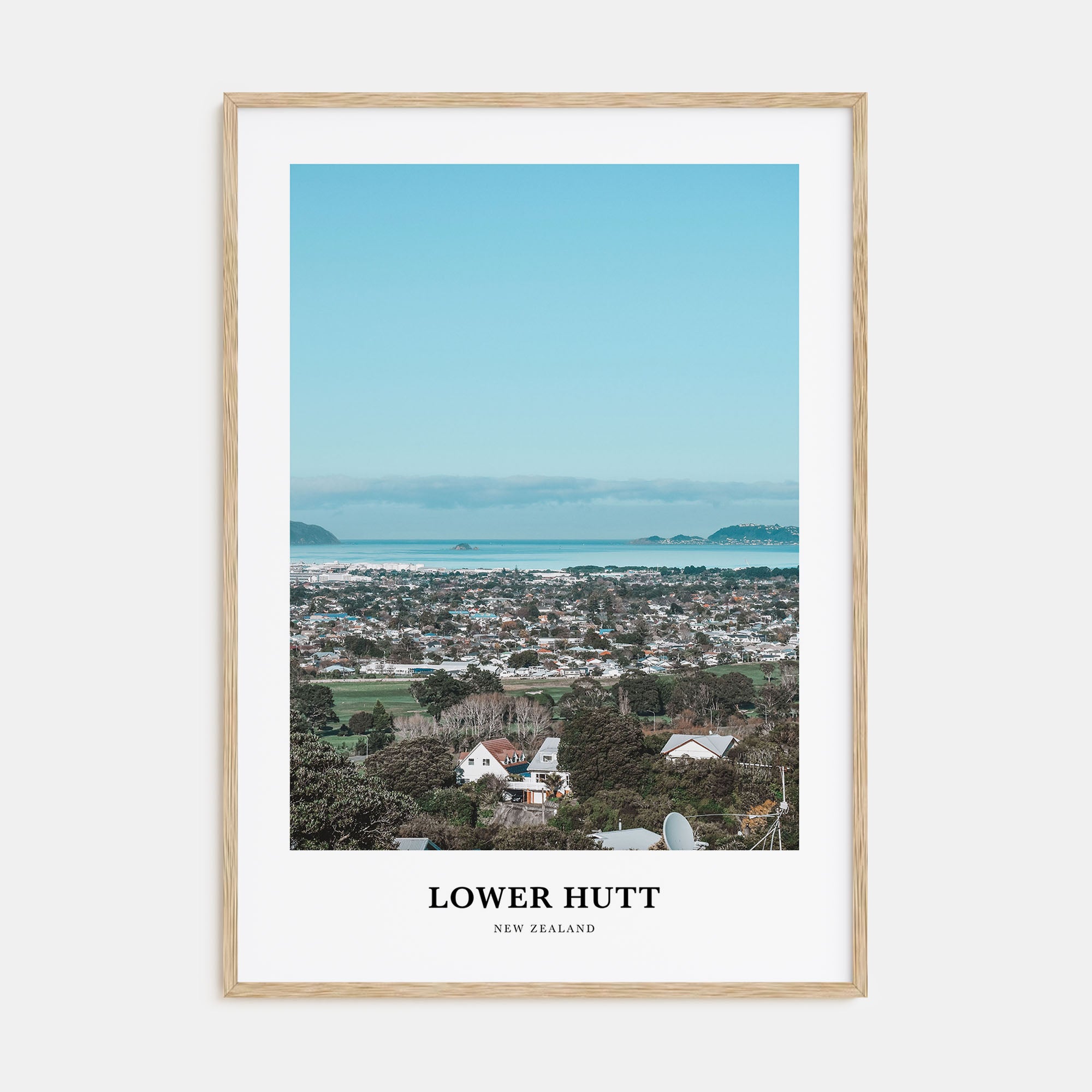 Lower Hutt Portrait Color Poster