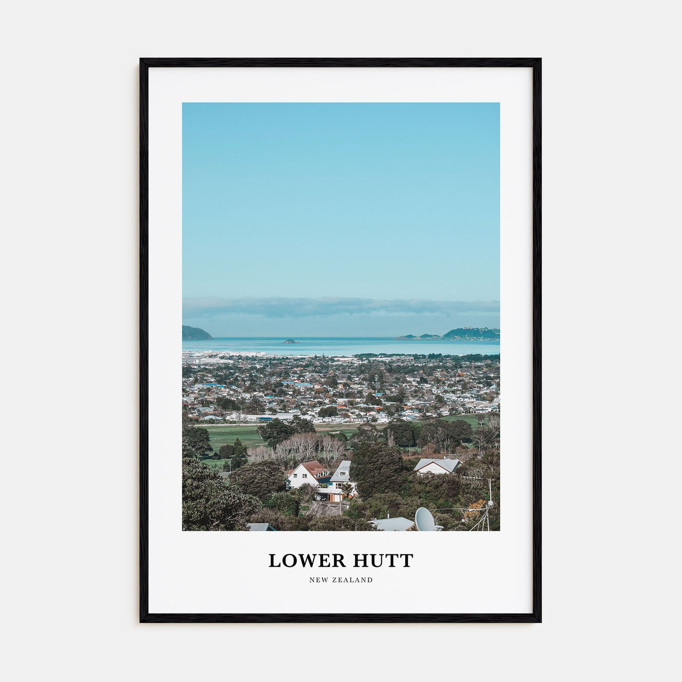 Lower Hutt Portrait Color Poster