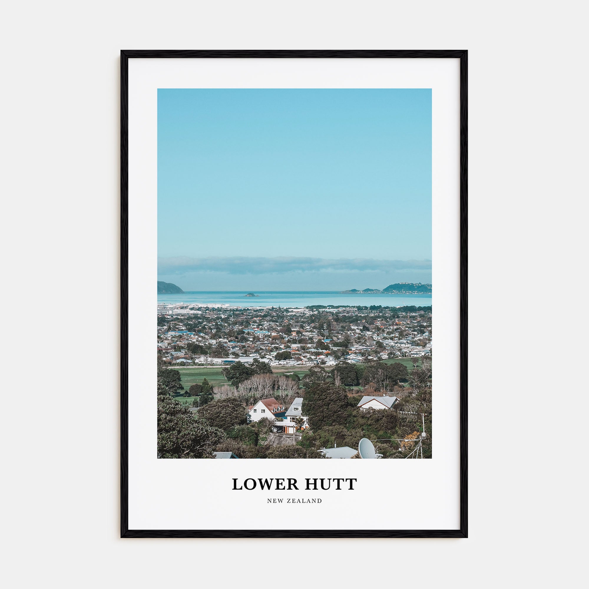 Lower Hutt Portrait Color Poster