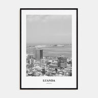 Luanda Portrait B&W Poster