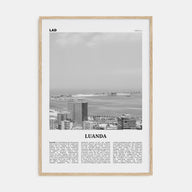 Luanda Travel B&W Poster
