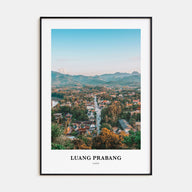 Luang Prabang Portrait Color Poster