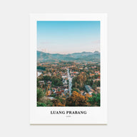 Luang Prabang Portrait Color Poster