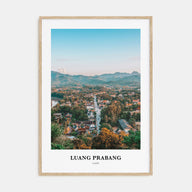 Luang Prabang Portrait Color Poster