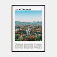 Luang Prabang Travel Color Poster