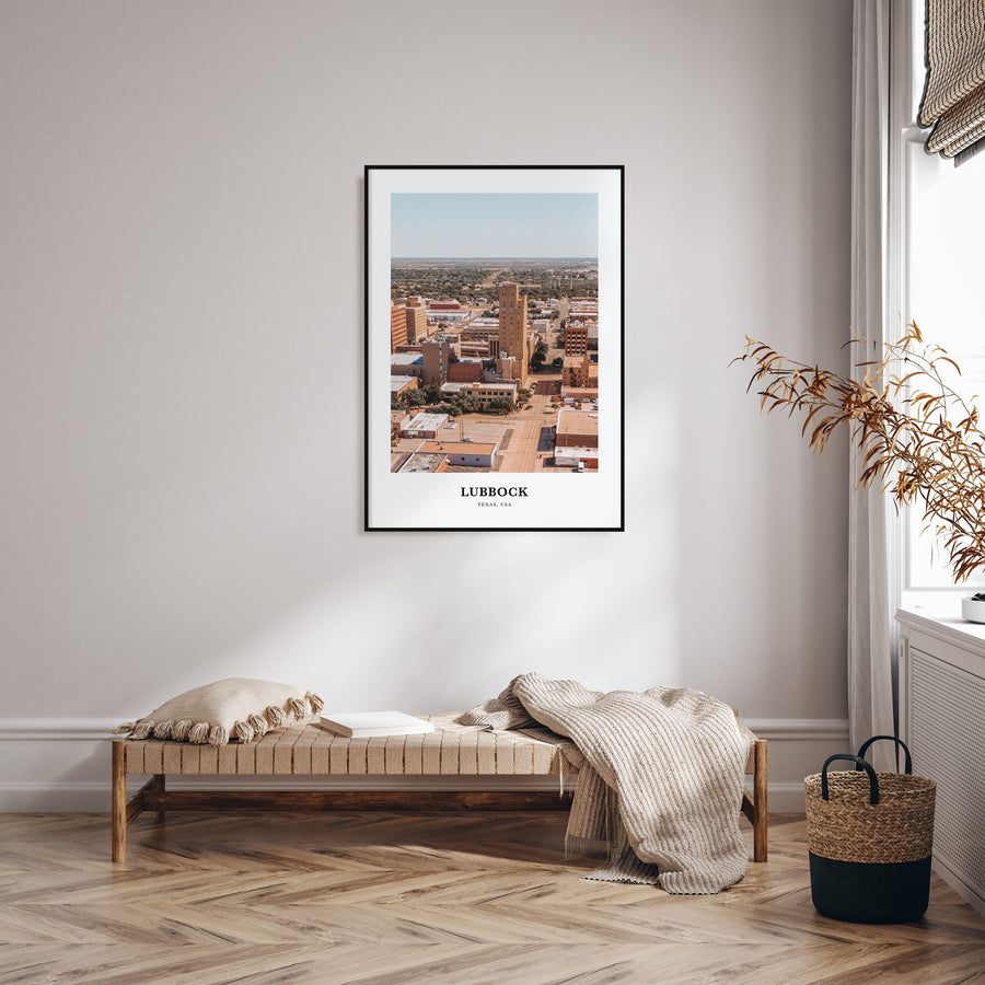 Lubbock Portrait Color Poster