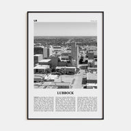 Lubbock Travel B&W Poster
