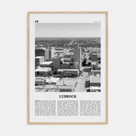 Lubbock Travel B&W Poster